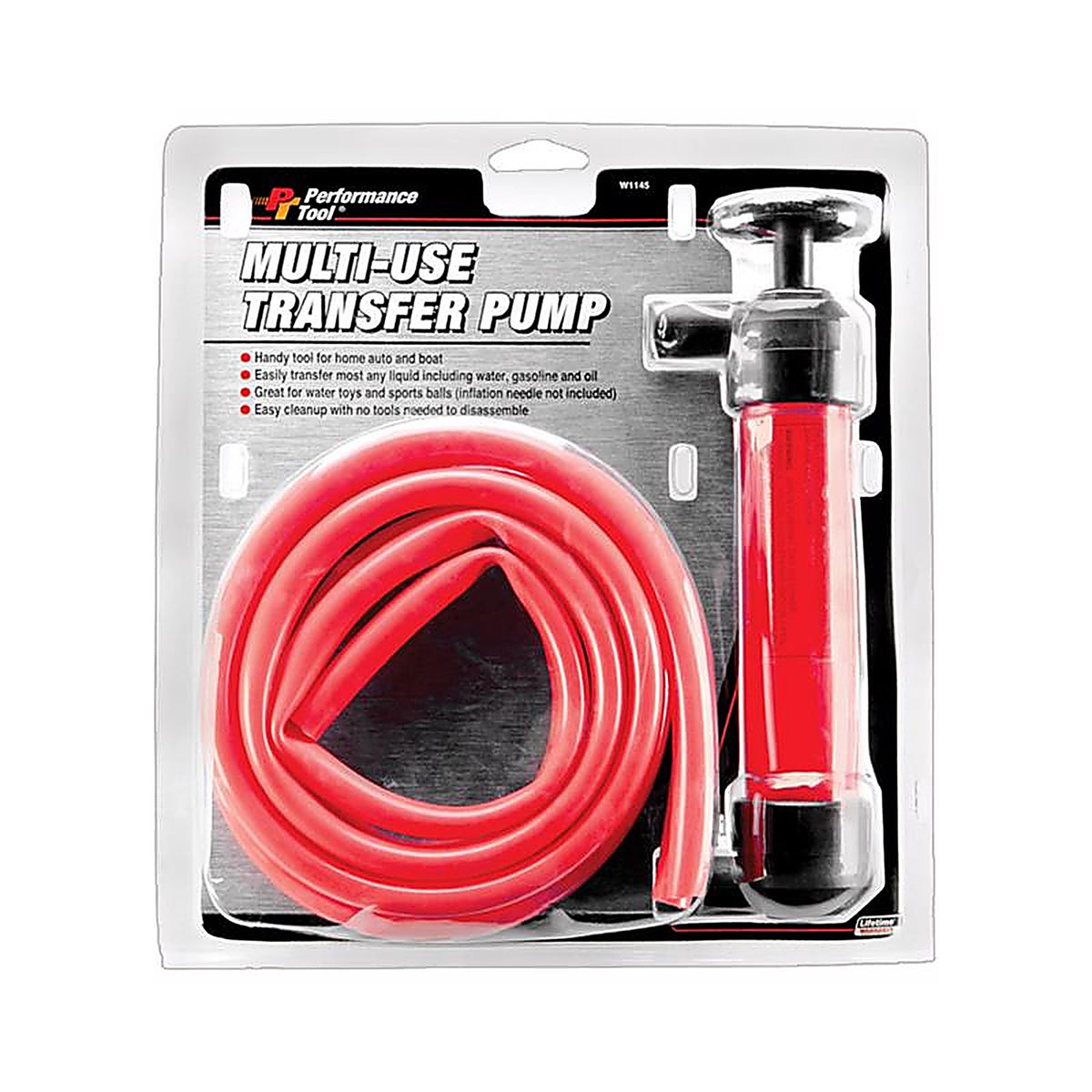 Performance Tool - W1145 - Piston Action Metal 10.6 In. Fluid Transfer Pump