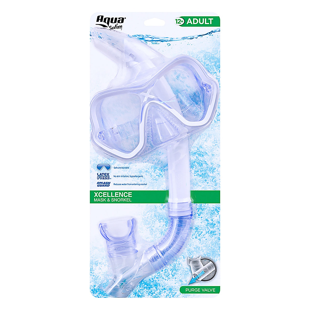 Aqua AQK13692A Optum TriView Assorted Youth Mask/Dry Top Snorkel