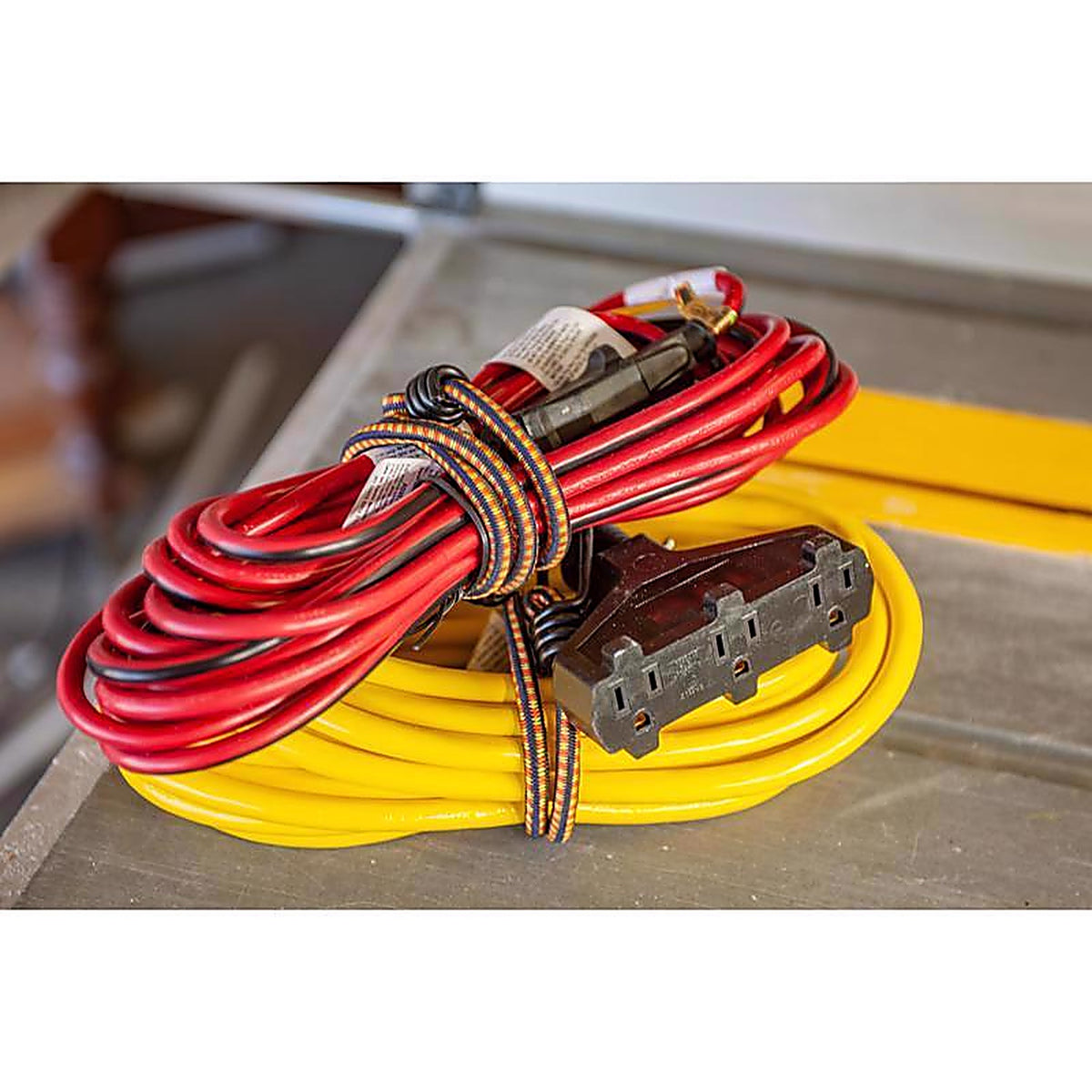 Keeper 6303 Yellow Bungee Cord 24 in. L x 0.315 in. 3/Pack