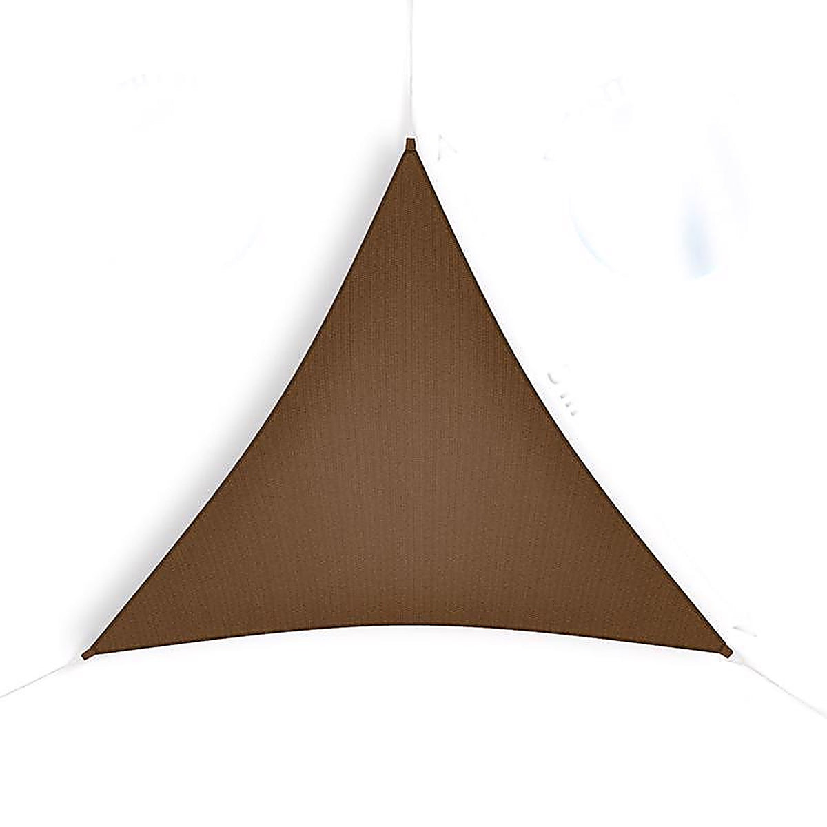Coolaroo - 449308 - Ready-To-Hang Polyethylene Shade Fabric Triangle Shade Sail Canopy 11.9 Ft. H X 10 Ft. W X