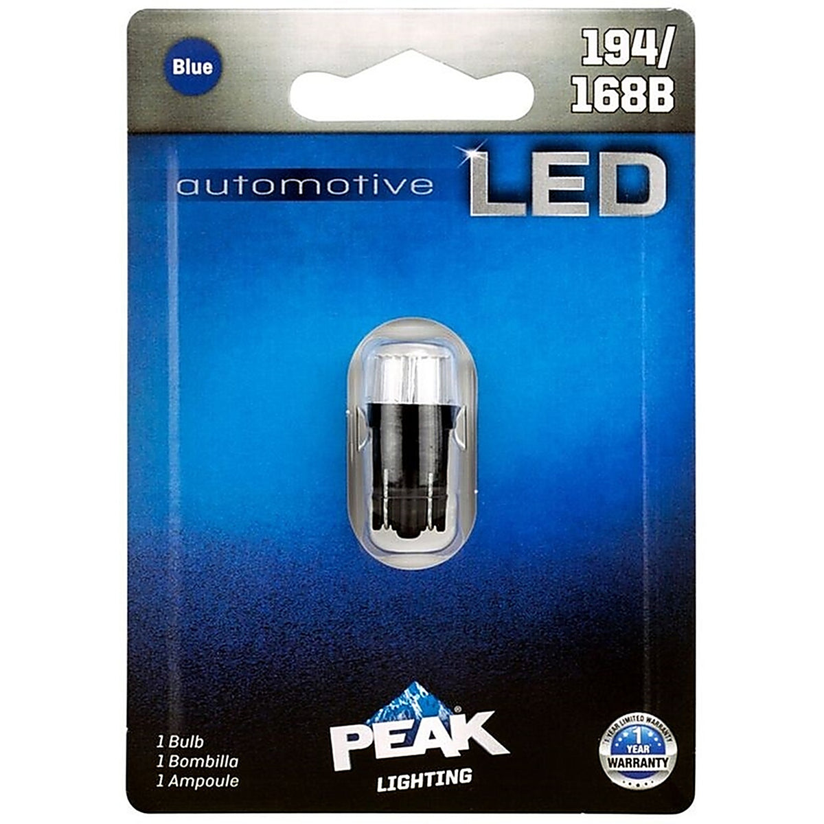 Peak 194/168LED-BPP LED Indicator Automotive Bulb 194/168B