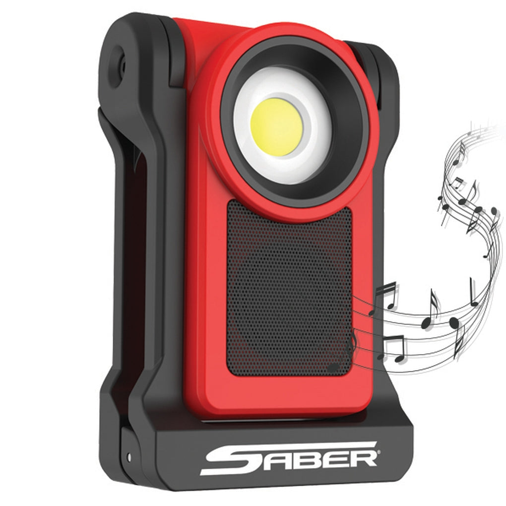 ATD 80211 1000 Lumen Rechargeable Clamp Light With Speaker
