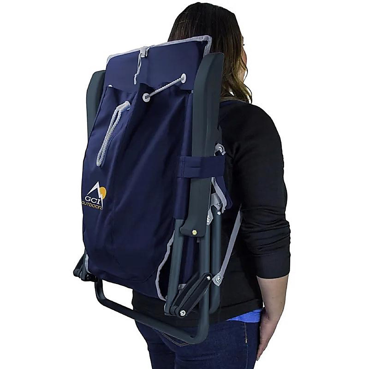 GCI Outdoor - 66260 - Backpack Event 4-Position Indigo Hard Arm Backpack Chair