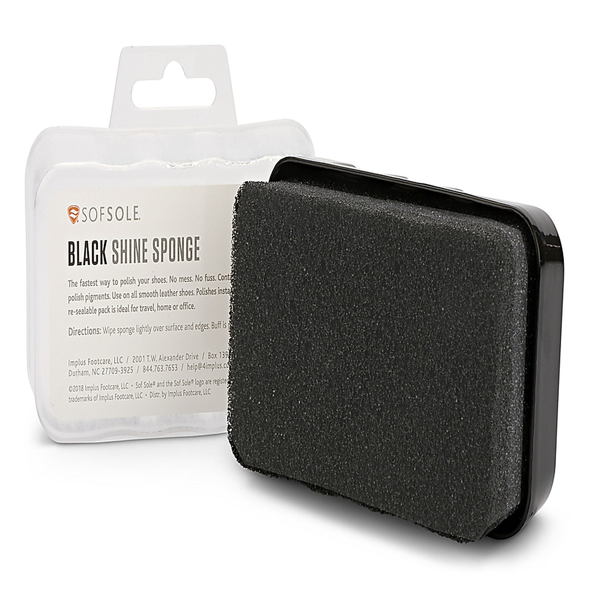 Sof Sole - 91837 - Black Shine Sponge Shoe Polish