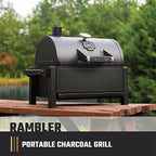 Oklahoma Joes 19402088 Rambler Charcoal Grill Black