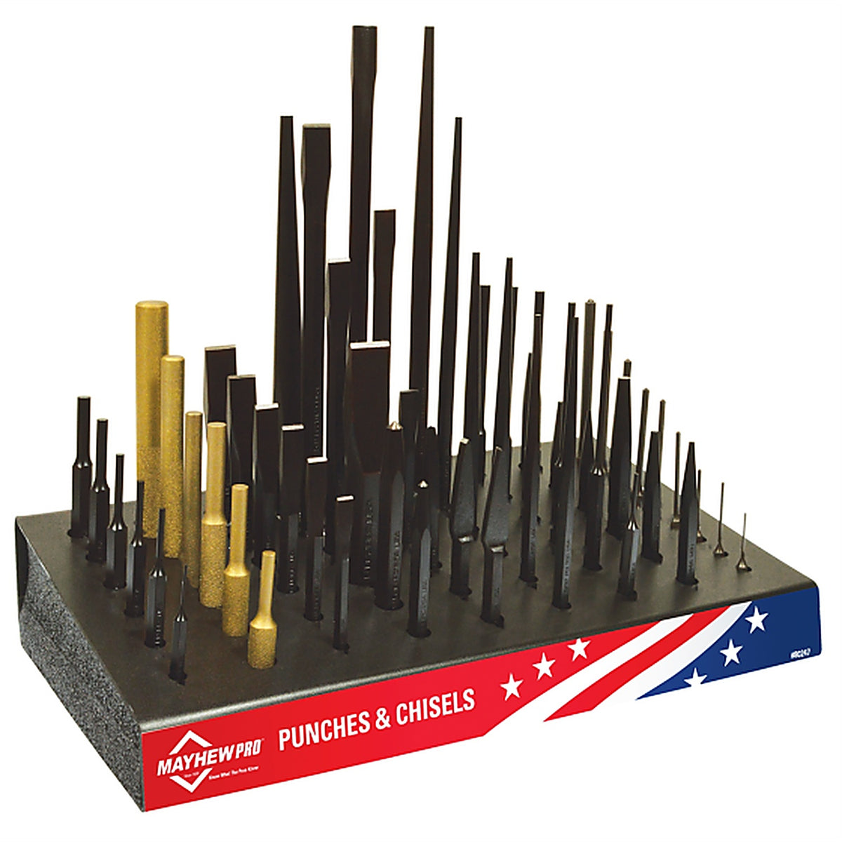 Mayhew Tools 80247 57-Piece Punch and Chisel