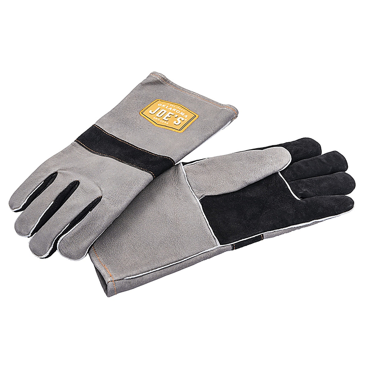 Oklahoma Joes 3339484R06 Leather Gray Grilling Gloves 2/pc.