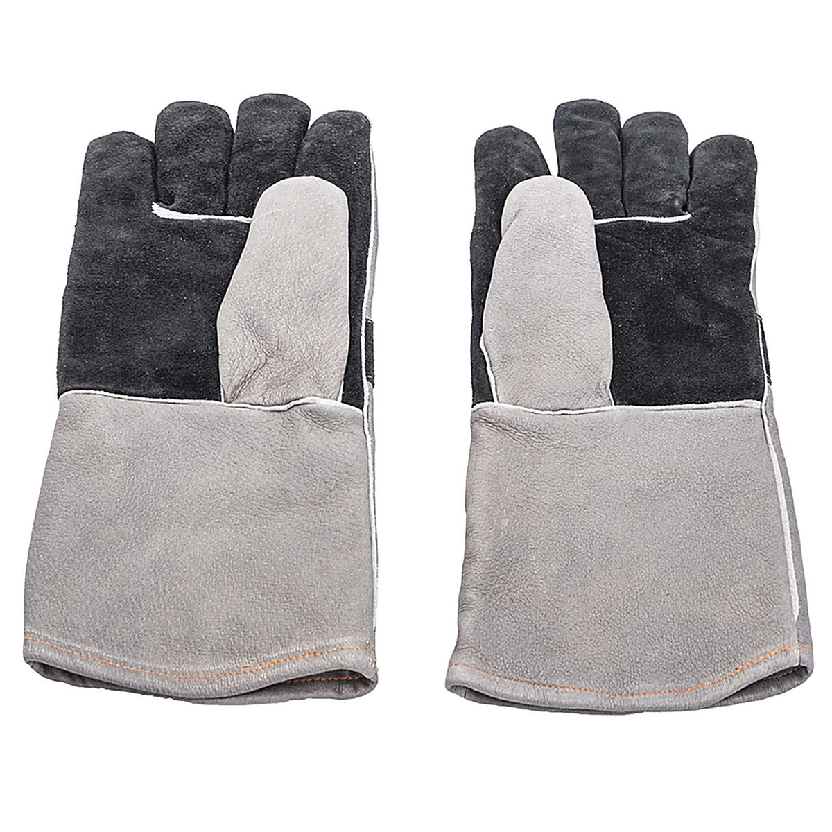 Oklahoma Joes 3339484R06 Leather Gray Grilling Gloves 2/pc.