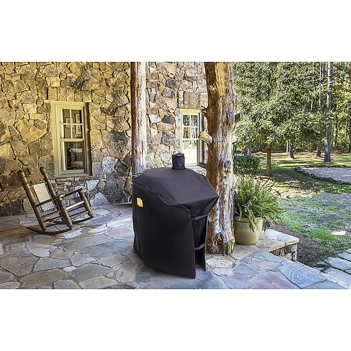 Oklahoma Joes 8788124P04 Black Smoker Cover For Bronco 45in. W x 34in. H