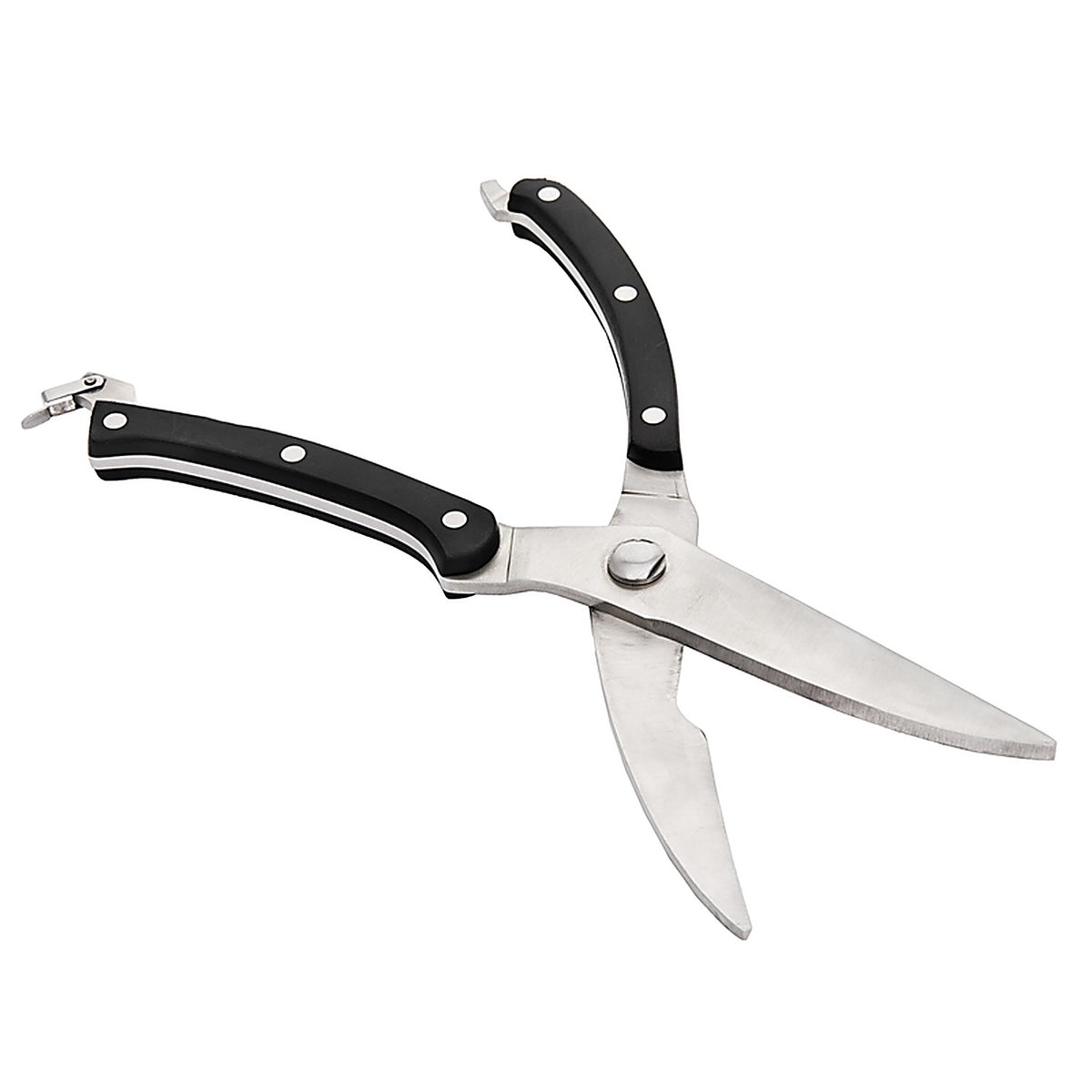 Oklahoma Joes 4567320R06 Stainless Steel Black/Silver Meat Shears 1/pc.