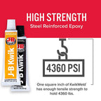 J-B Weld 8276 KwikWeld High Strength Epoxy Paste 2 oz.