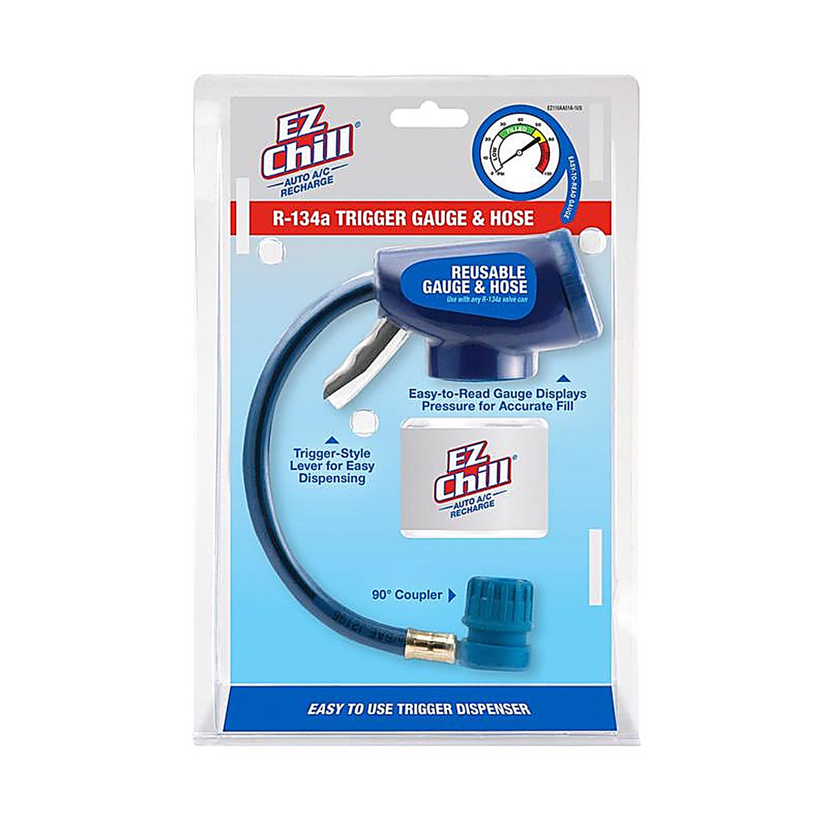 Ez Chill - EZC110-4 - 1 Piece AC Gauge and Hose