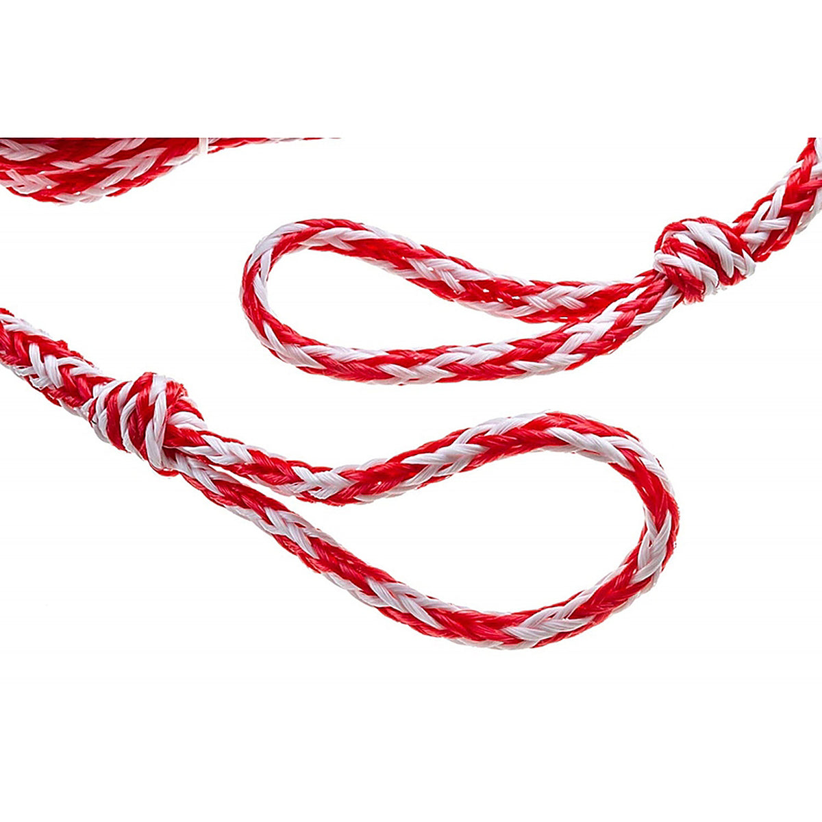Seachoice - 50-86661 - 60 Ft. L Red/White Braided Polypropylene Tow Rope
