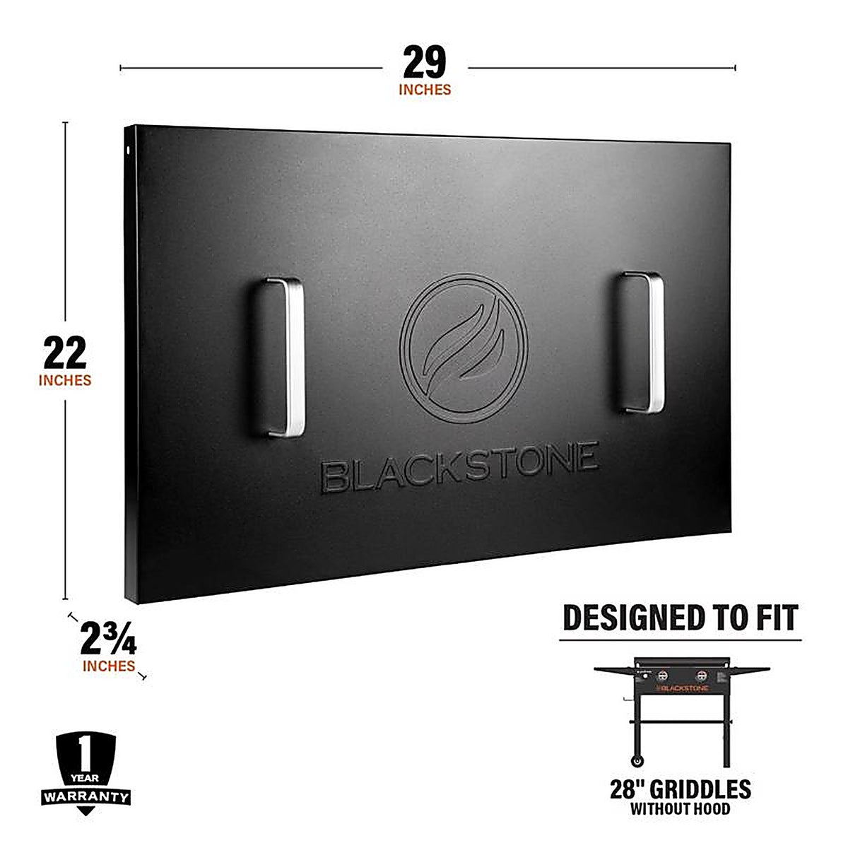 Blackstone 5003 Grill Top Griddle Lid 28 in. L x 22 in. W