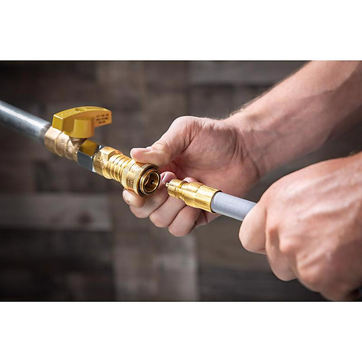 Blackstone 5249 3/8 in. Dia. x 10 ft. L Brass Quick Connect Natural Gas Conversion Kit