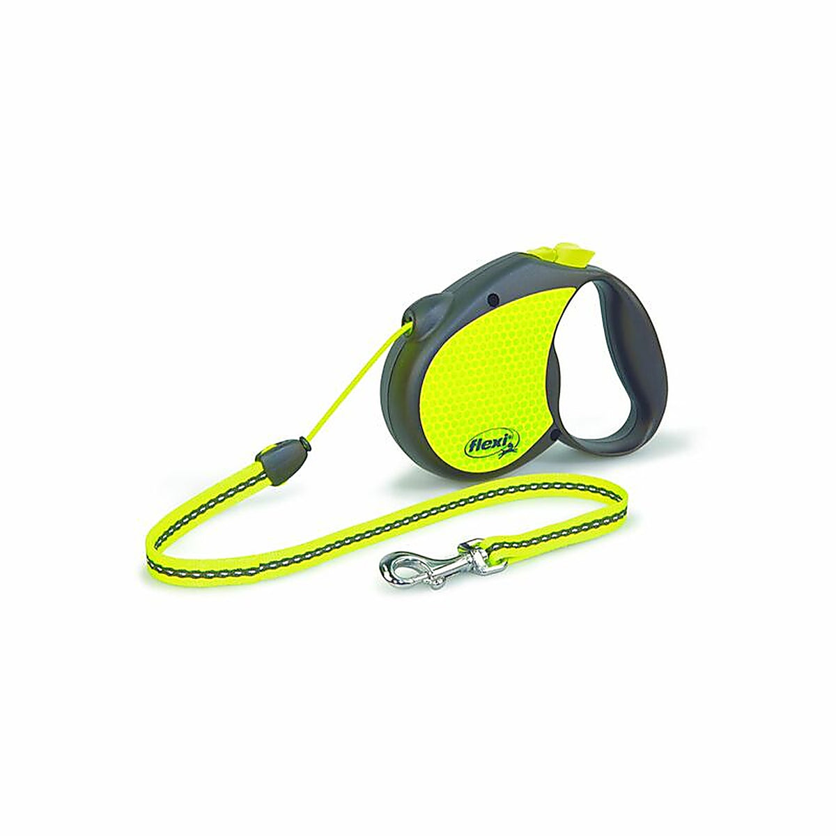 Flexi - PN2.266.S NEO15 - Neon Yellow Retractable Plastic Dog Leash Medium