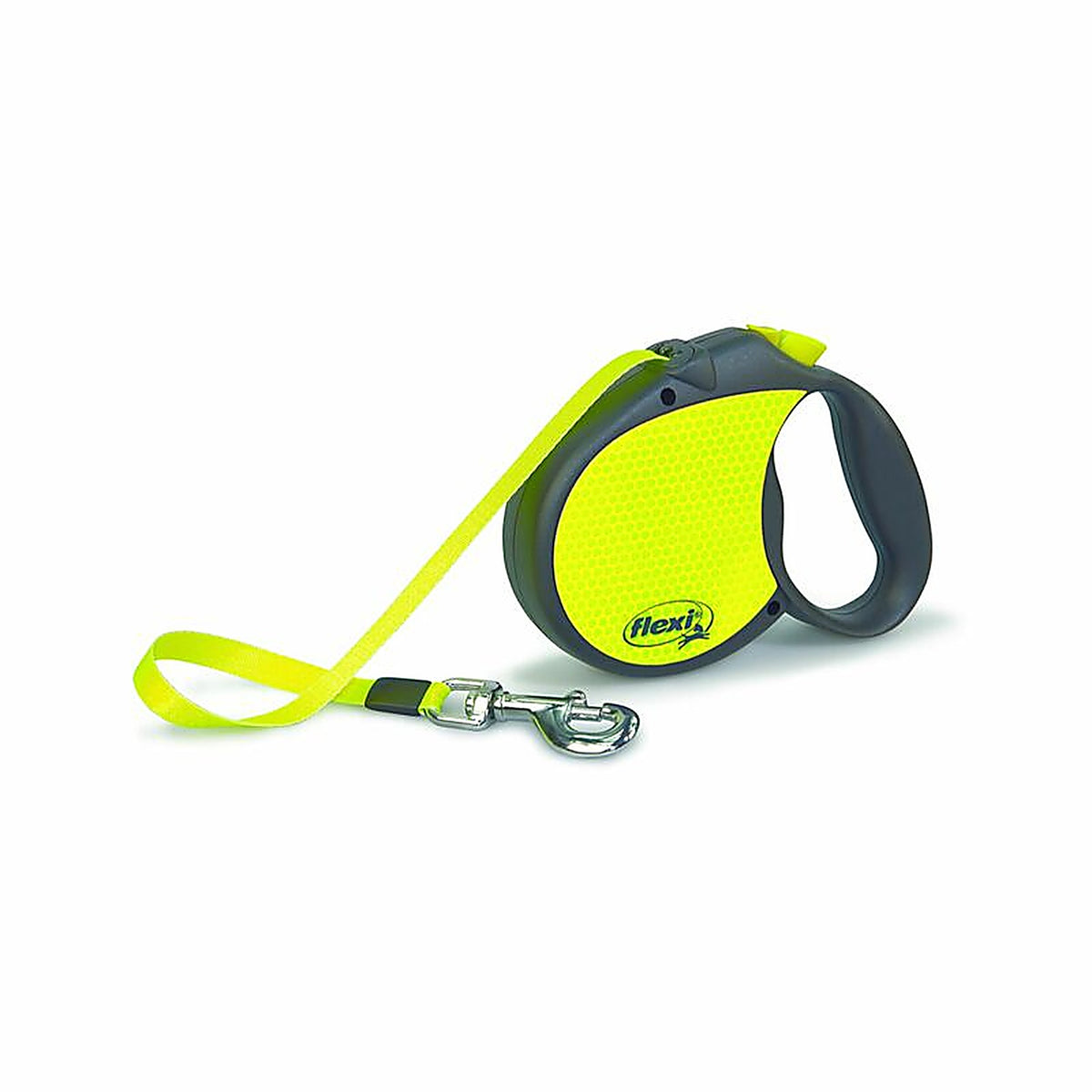 Flexi - PNG.266.S NEO15 - Neon Yellow Retractable Plastic Dog Leash Large