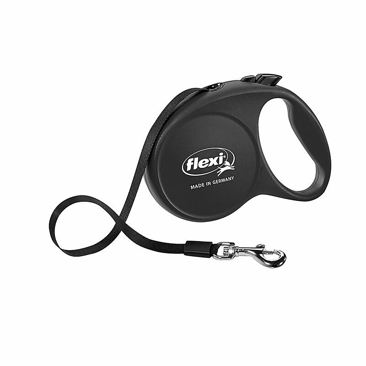 Flexi - FU30T5.266.S - Black Retractable Nylon Dog Leash Large
