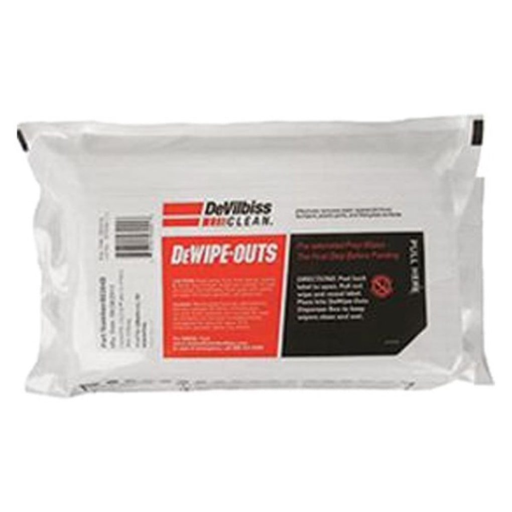 DeVilbiss 803418 Low Voc Dewipe Outs, 50 per pack