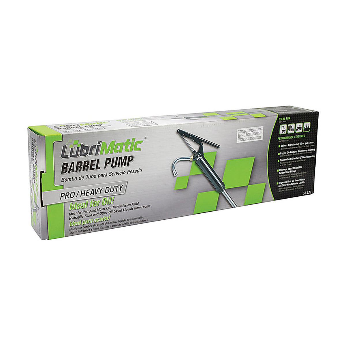 LubriMatic LUBR55123 Piston Action Steel 1.61 in. Barrel Pump