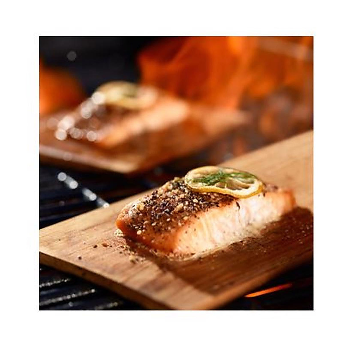 Mr. Bar-B-Q - 05020ZGD - All Natural Cedar Wood Smoking Plank 2 Pack
