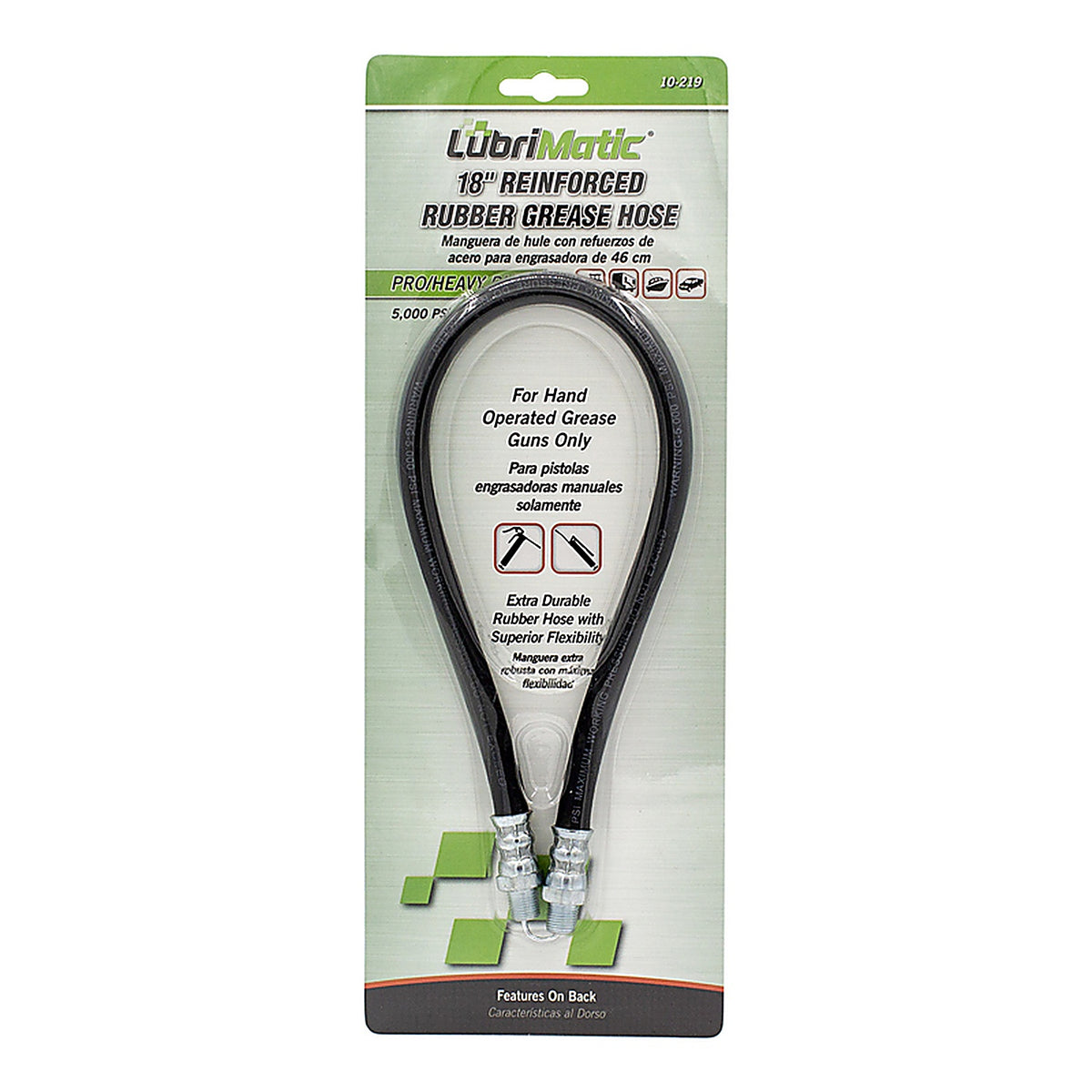 LubriMatic LUBR10219 0.12 in. Straight Whip Hose 1 pk