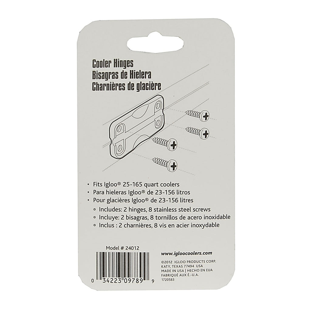 Igloo 24012 Cooler Hinges White 2/Pack