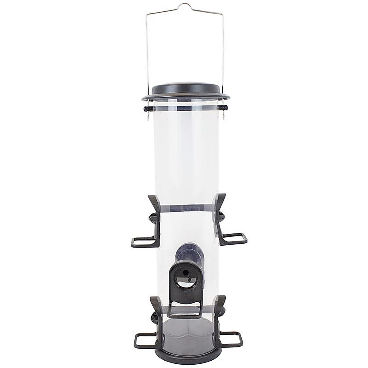 Perky-Pet 3266 Wild Bird 4 lb. Plastic Tube Bird Feeder 6 ports