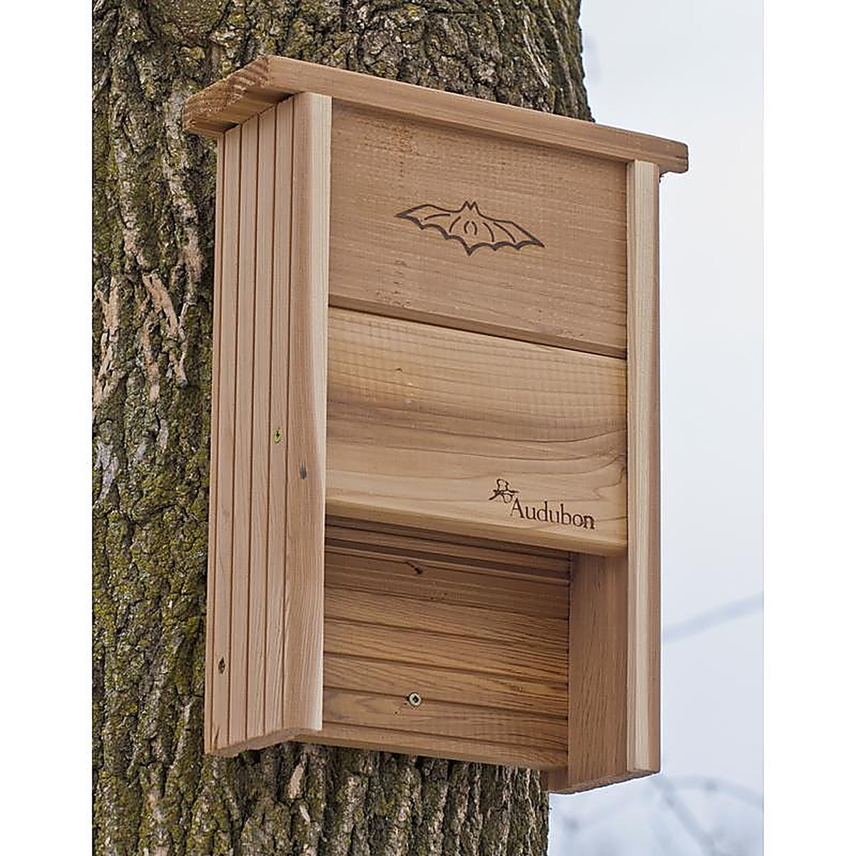 Woodlink 24228 16 in. H x 12 in. W x 4.25 in. L Cedar Bat House