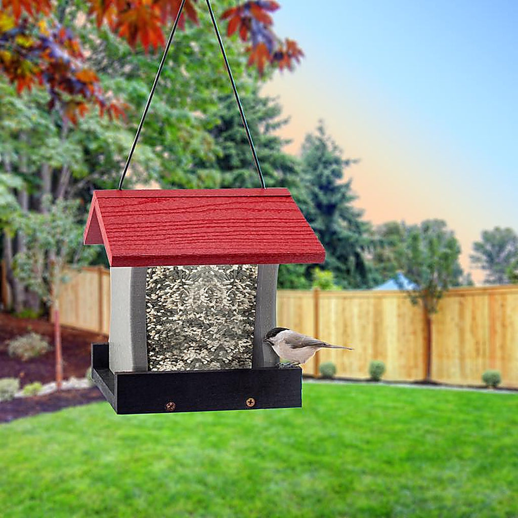 Woodlink 24464 Going Green Wild Bird 1.75 lb. Plastic Ranch Bird Feeder