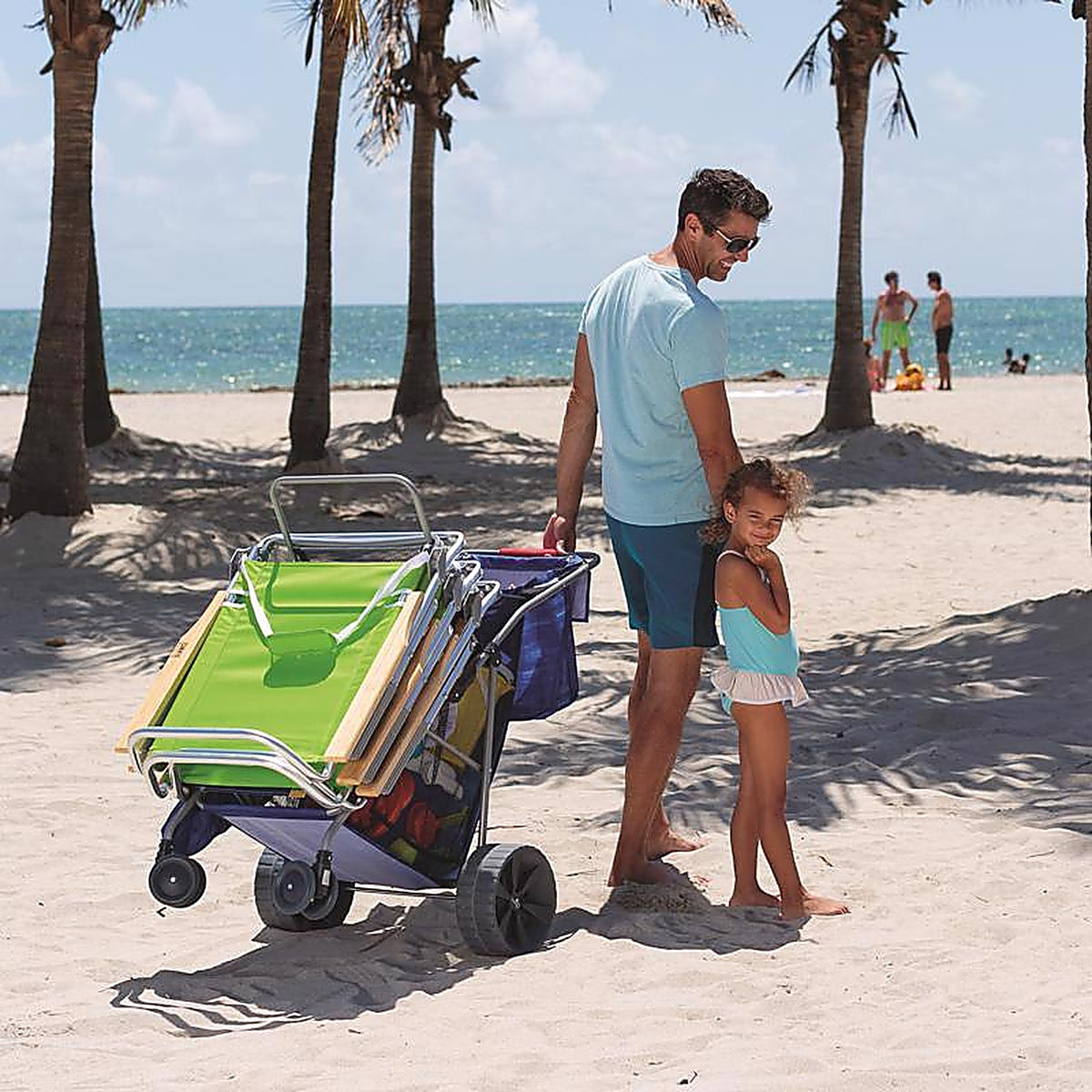 Rio Brands - WWC6W-1822-1 - 41 In. H X 27 In. W X 36.3 In. D Collapsible Beach Cart