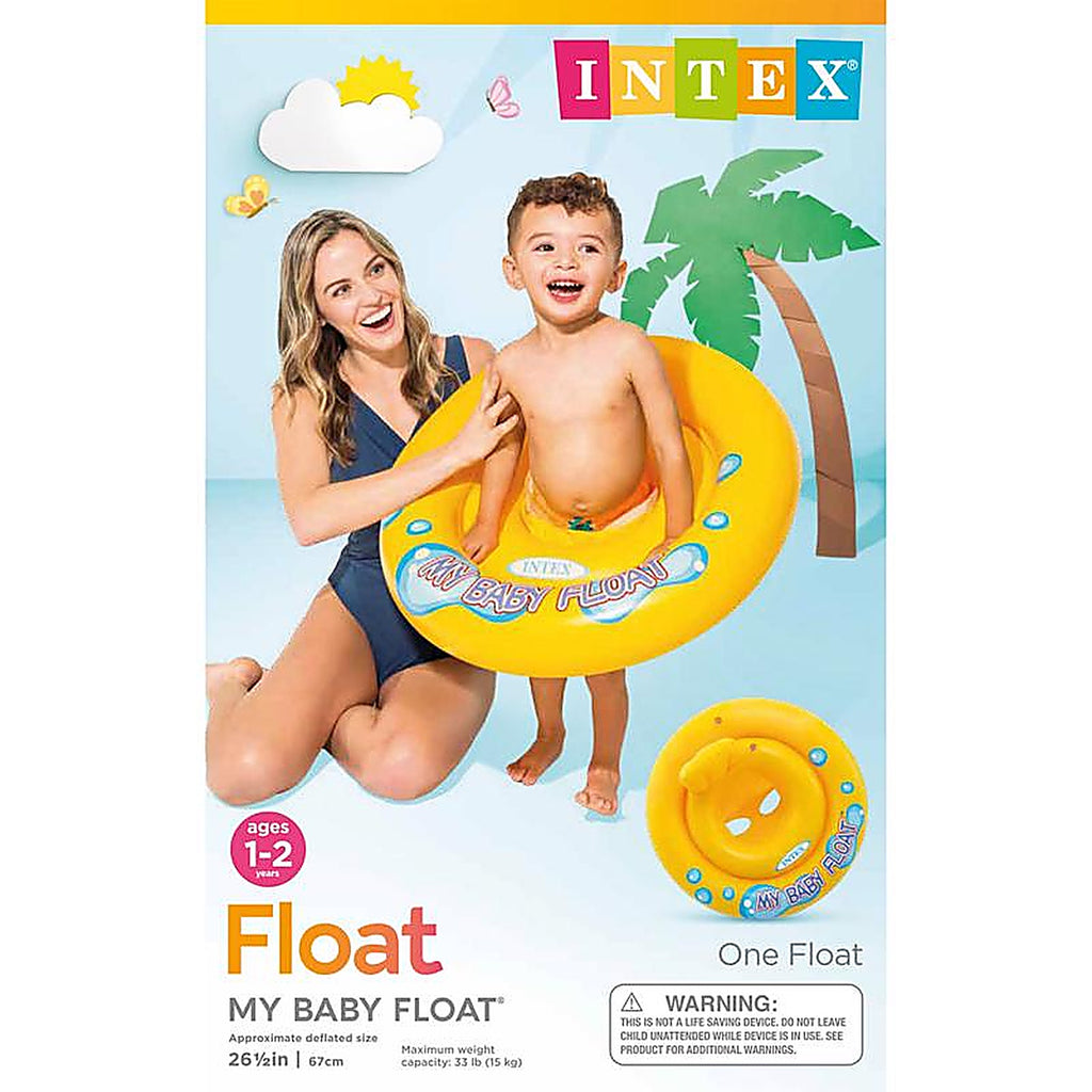 Intex 59574EP Yellow Vinyl Inflatable Baby Float