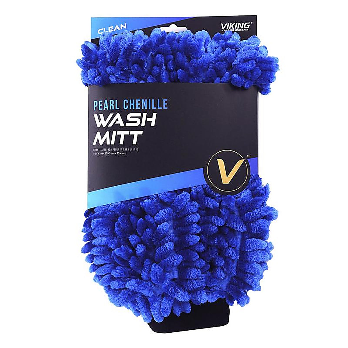 Viking 955800 10 in. L X 8 in. W Chenille Wash Mitt 1 pk