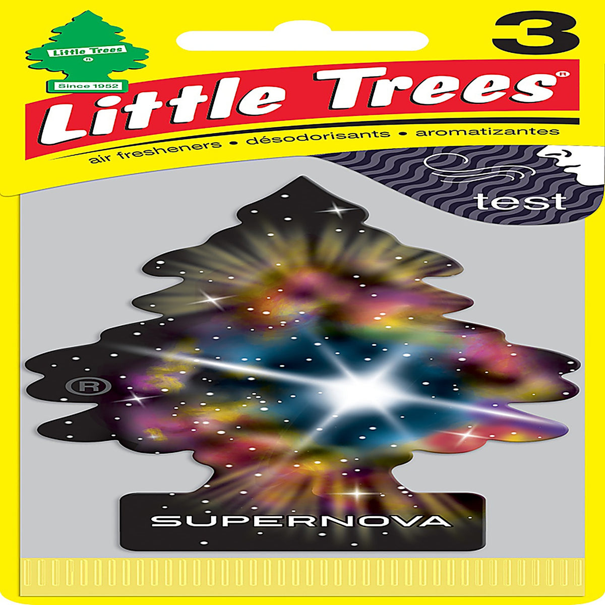 Little Trees U3S-37303 Multicolored Supernova Air Freshener 3