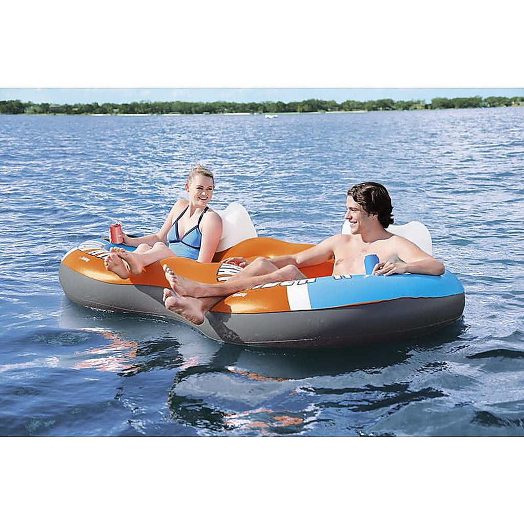 Bestway 43113E Hydro- Force Multicolored Vinyl Inflatable Rapid Rider II Floating Tube