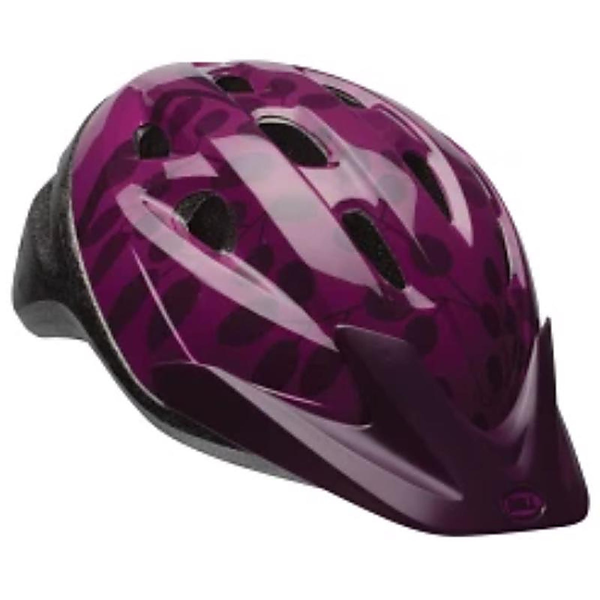 Bell Sports 7107156 Thalia Black/Purple ABS/Polycarbonate Bicycle Helmet