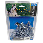 Boss Pet 43710 Silver Steel Dog Tie Out Chain Large