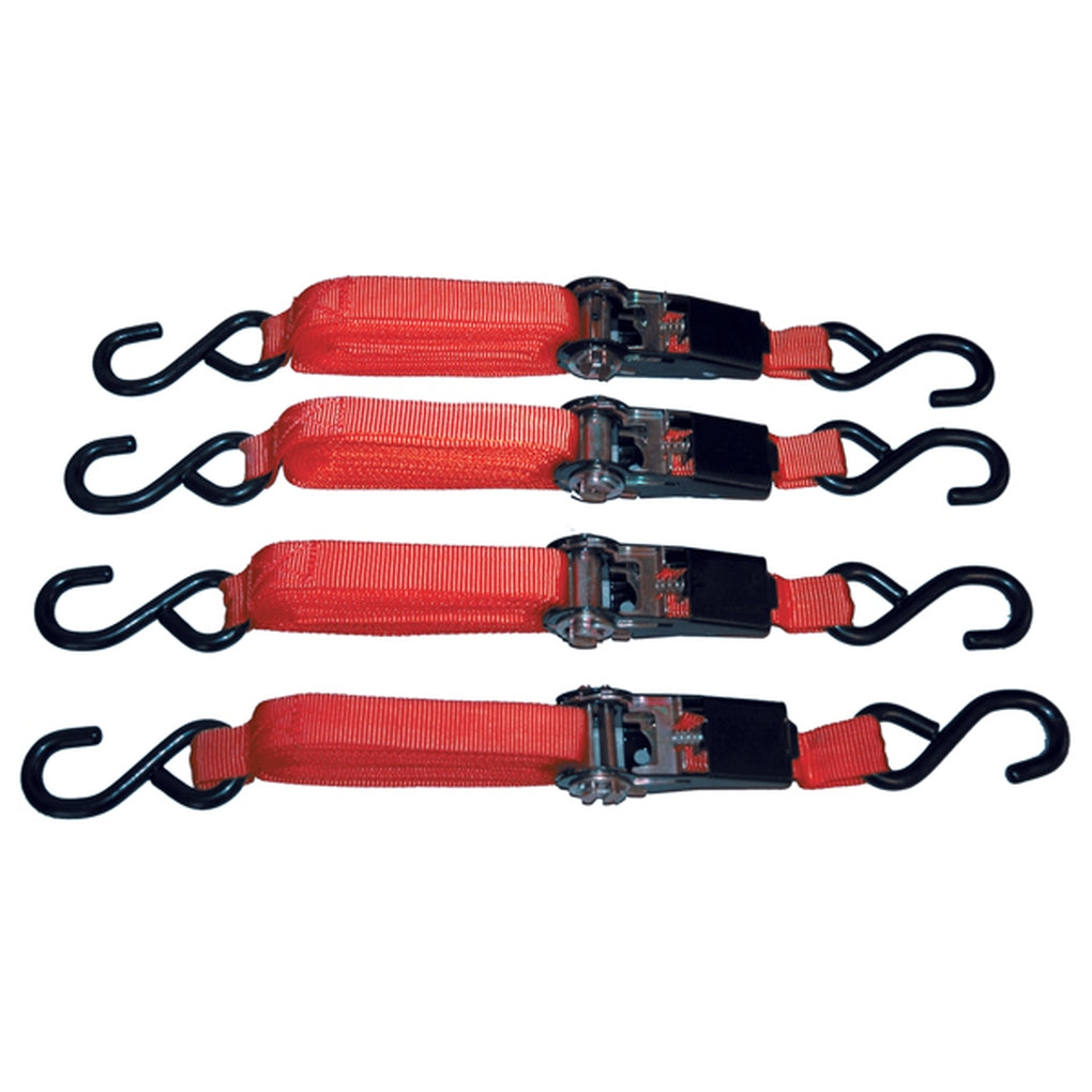 ATD 8072 Ratcheting 15 ft. Tie Down Set, 4 pc.