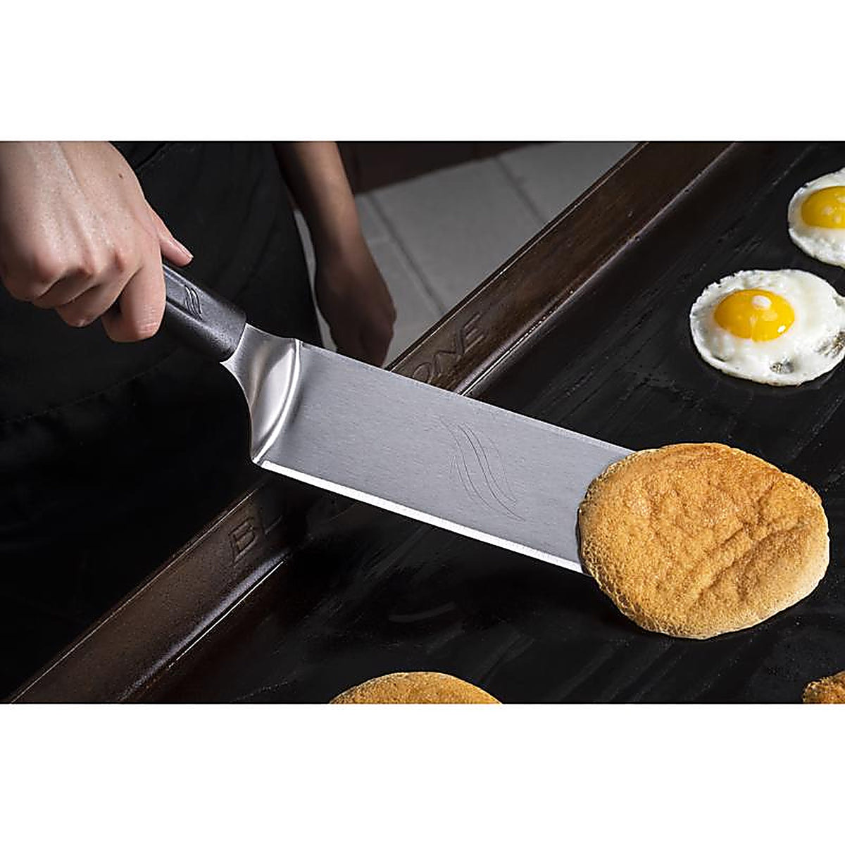 Blackstone 5550 Stainless Steel Black/Silver Grill Spatula 2 pc