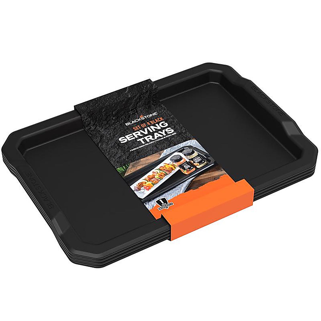 Blackstone 5599 Plastic Serving Tray 19 in. L X 13 in. W 4 pk