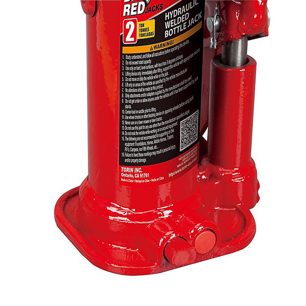 Torin - T90203B - Big Red Hydraulic 4000 Lb Automotive Bottle Jack
