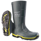 Dunlop - MZ2LE02.09 - Mens Safety Toe Boots 9 Us Gray 1 Pair
