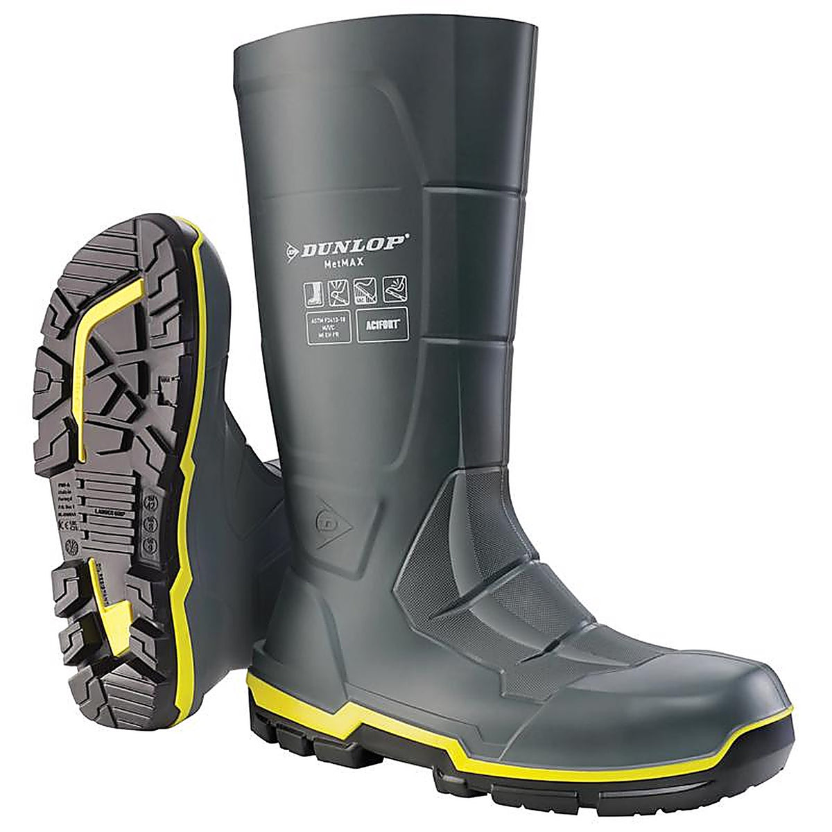 Dunlop - MZ2LE02.13 - Mens Boots 13 Us Gray 1 Pair