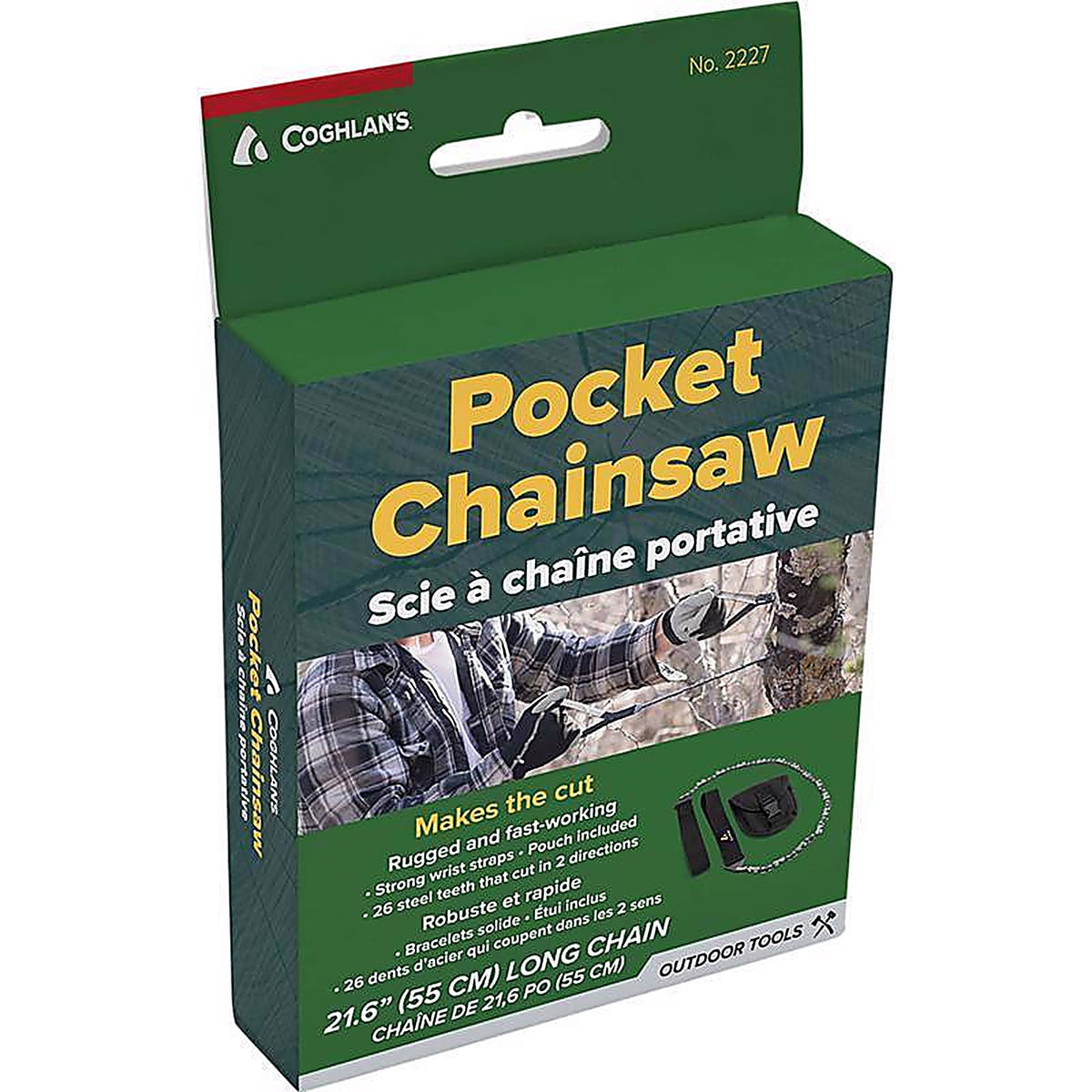 Coghlans - 2227 - Black Pocket Chainsaw 6.14 In. H X 4 In. W X 21.6 In. L 1 Each