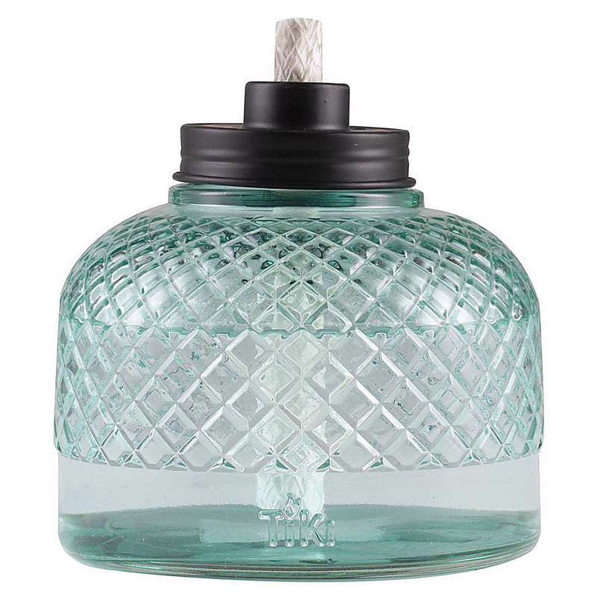 Tiki - 1125015 - Blue Glass 5.80 In. Tabletop Torch 1 Piece