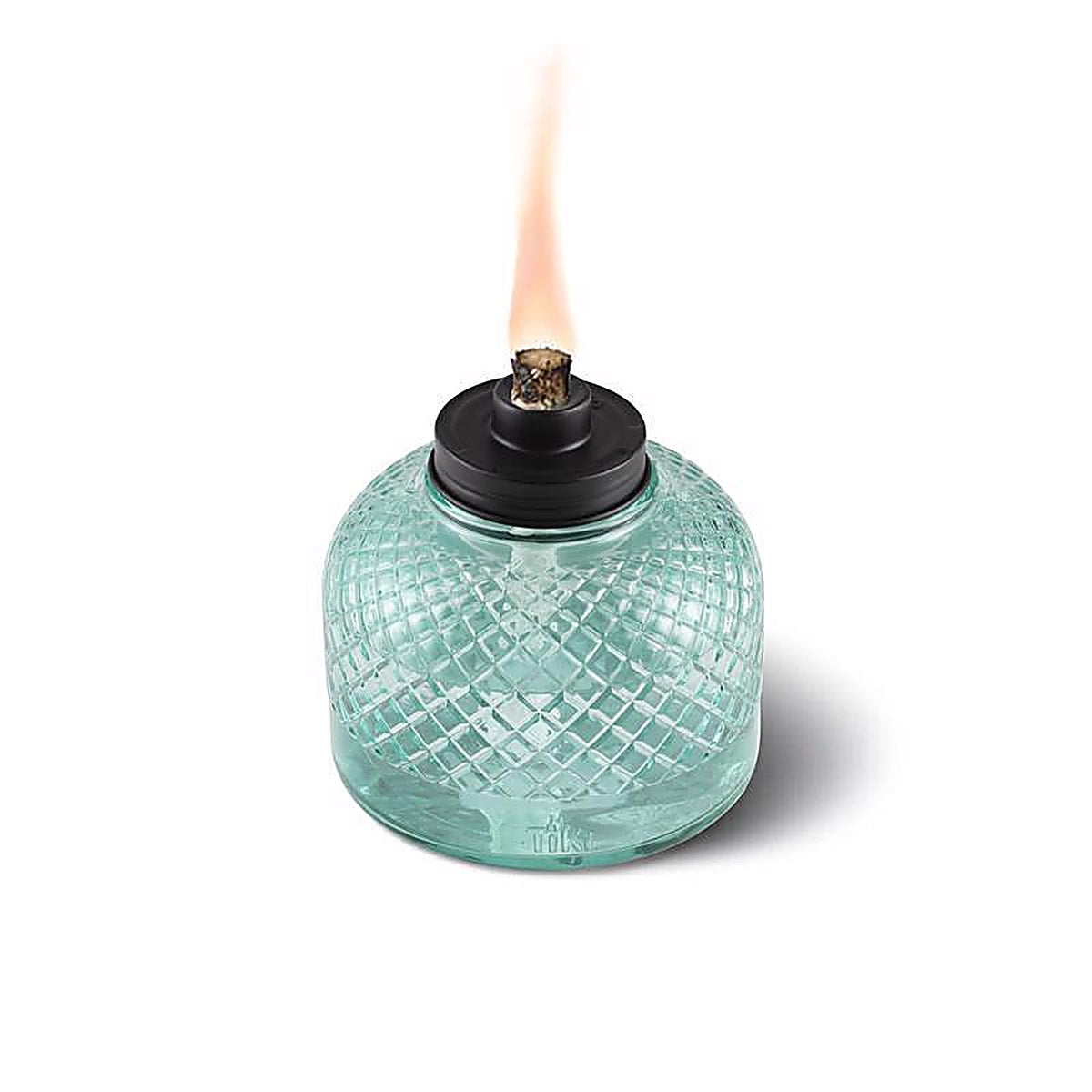 Tiki - 1125015 - Blue Glass 5.80 In. Tabletop Torch 1 Piece