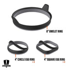 Blackstone 5515 Stainless Steel Egg Rings 7 pc