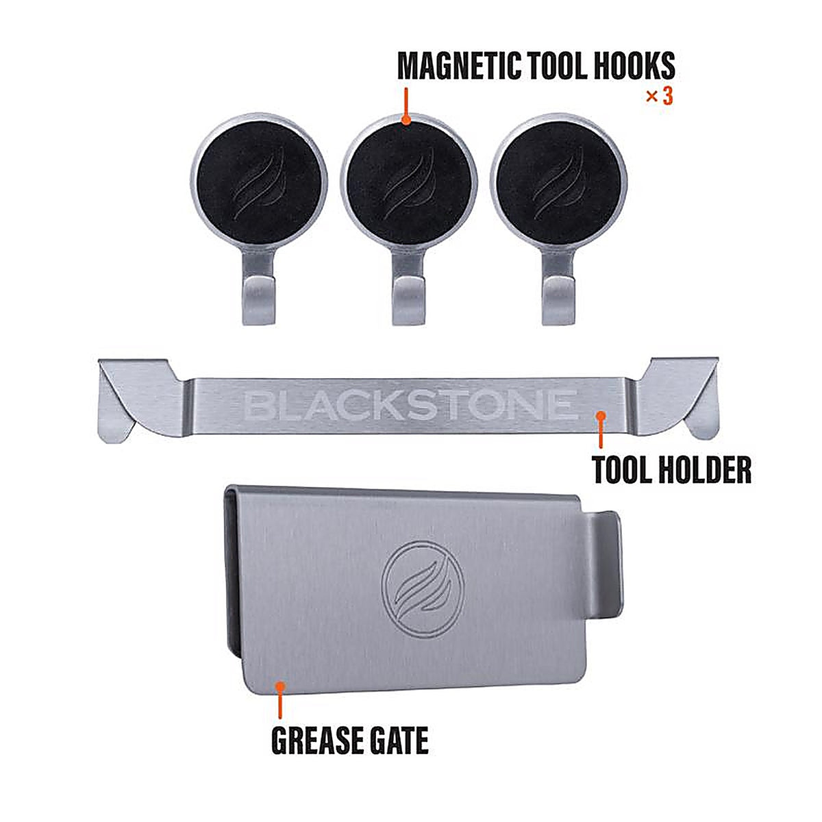 Blackstone 5188 Gray Griddle Tool Holder 5 pc