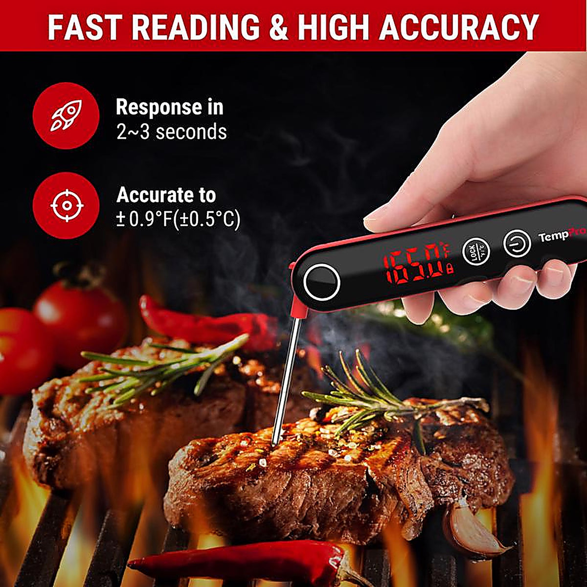 Thermopro - TP18SW - Tp18sw Lcd Grill/Meat Thermometer