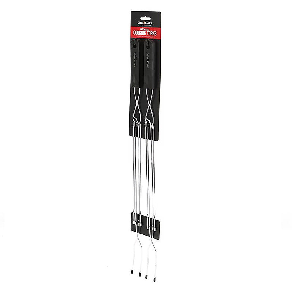 Grill Mark - 40213ACE - Silver Extension Fork with Glow 2 Pack